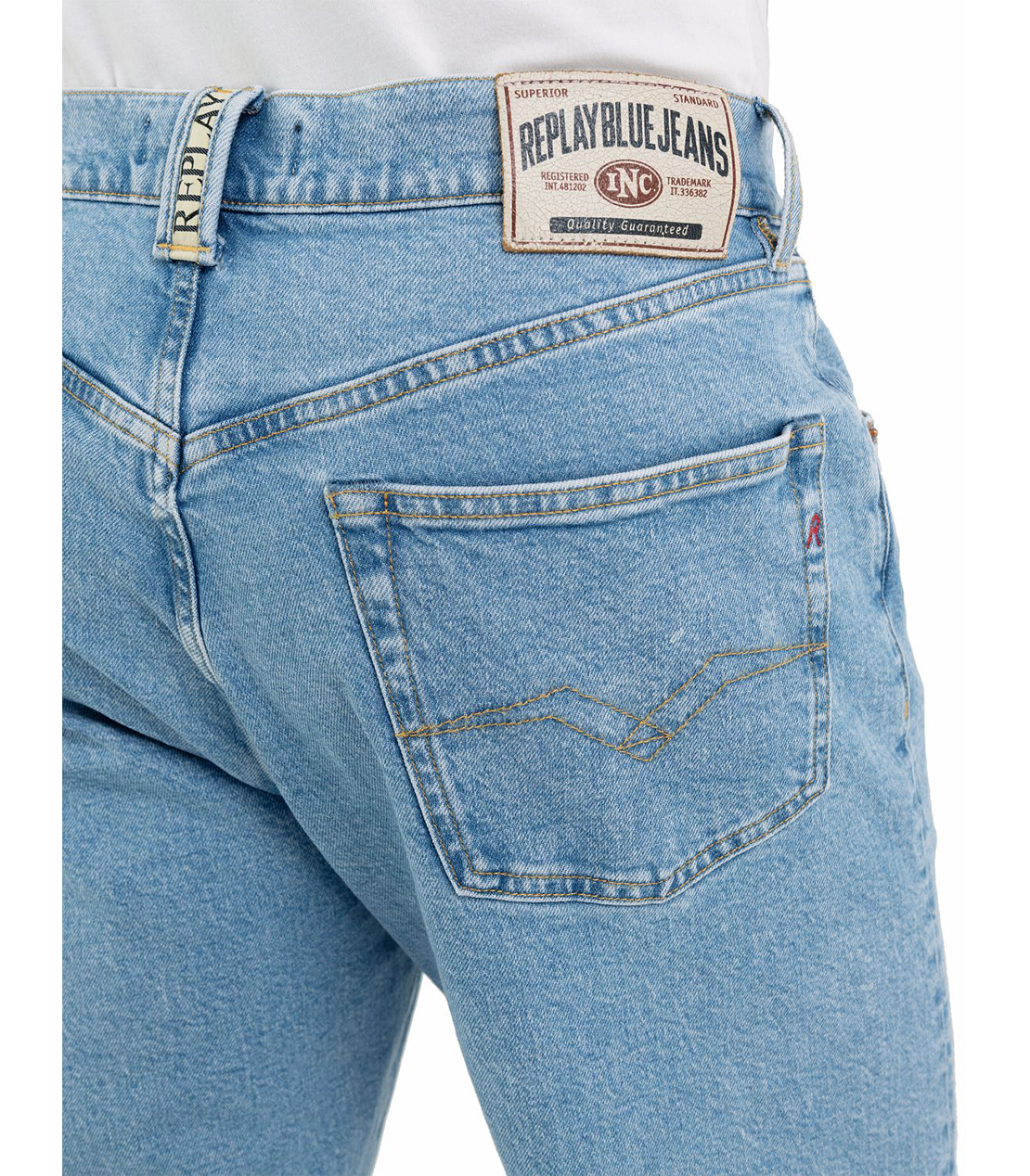 9 ZERO 1 コンフォートストレートフィットデニム 詳細画像 ライトブルー 8